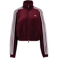 Adidas Originals Pleated Velour Track Genser Med Hel Glidelås