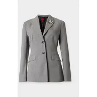 HUGO Asmalla 10282267 Red Blazer
