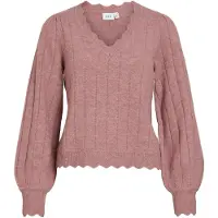 Vila Vizira V-hals Strikket Pullover