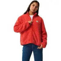 Rip Curl Everyday Zip Through Polar Fleecejakke rød