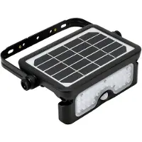 Doktorvolt SOLCELLE-LED-FLOMLYS SOLEN 5W 500LM 4000K IP65 SVART CZ. PIR C83-SON-005BL-4K-PIR