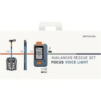 Ortovox Rescue Focus Voice Light Tranceiver Set svart