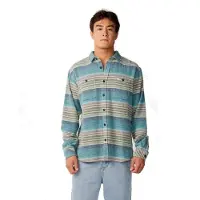 Rip Curl Classic Surf Baja Flannel Skjorte blå