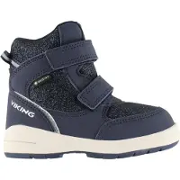 Viking Vintersko - Tex- Fun - Navy m. Glitter - - 33 - Vinterstøvler