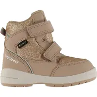Viking Vintersko - Tex - Fun - Beige m. Glitter - - 26 - Vinterstøvler