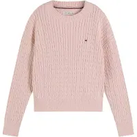 Tommy Hilfiger Genser - Strikk - Lunefull Rosa - - 4 år (104) - Genser