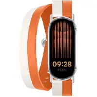 Xiaomi - Klokkestropp for aktivitetssporer - 140 - 180 mm - hvit, oransje - for Smart Band 8, Smart Band 9