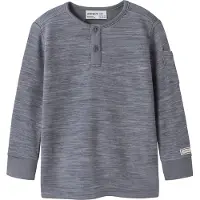 Name It Mini Genser - Ull - NmmWyla - Folkstone Grå - - 2 år (92) - Genser