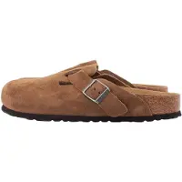 Birkenstock Boston Suede Leather Smale Tresko