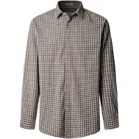Pepe Jeans for man. PM3091434 Rotherdam green shirt (L), Casual, Cotton, Long sleeve