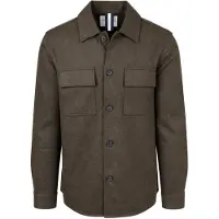 Profuomo Peached Overshirt Brown Brun Størrese