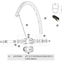 Mavic Ksyrium Disc Forhjulsspeilene 12 Enheter