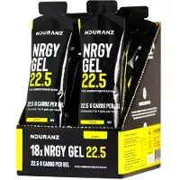 Nduranz Nrgy 22.5 Boks Med Energigeler Sitron 66g 18 Enheter