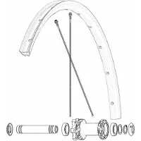 Mavic Front Ebm Allroad S Landeveissykkel Felg