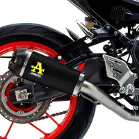 Arrow Works Nichrom Dark With Carbon End Cap Yamaha Mt-09 ´21-23 Homologert Lyddemper