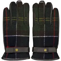 Barbour for man. MGL0051 Newbrough Tartan Classic multicolor gloves (XL), Casual, Wool