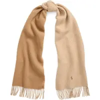 Ralph Lauren for woman. 455954371005 Beige wool scarf with fringes (OSFA), Casual
