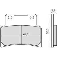 RMS Beauty Aprilia Rs 125cc 225102833 Sintrede Bremseklosser
