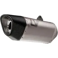 Leovince Lv-14 R Titanium Kawasaki Klz 1000 Abs 19-24 Homologert Lyddemper