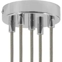 Creative Cables Krm575fcrterm Metall Sylindrisk Lampe Takrosett Kit