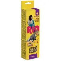 Mealberry Rio Sticks Honning &amp; Nøtter Undulater 2x75g Fuglesnacks 8 Enheter