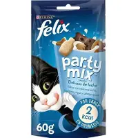 Purina Felix Party Mix Dairy Delight 60g Mellommåltid 8 Enheter
