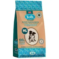 Folk Hundemat "junior Mildt Måltid For Mellomstore Og Store Raser Med Kanin Kalv Og Gulrot 10 Kg