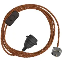 Creative Cables Snakebis Twisted Shade Ready E14 Lampeholder Med Ledning