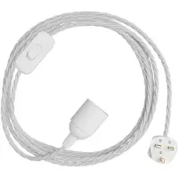 Creative Cables Snakebis Twisted E27 Lampeholder Med Ledning