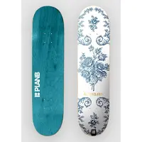 Plan B Fleur Royale Giraud 8.125"X31.75" Skateboard Deck mønster