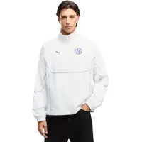 Puma Olympique de Marseille PUMATECH-X Full-Zip Track Jacket Men, Clothing, White/Blue Crystal, L