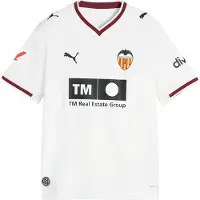 Puma Valencia Cf 26/27 Replica Hjem Junior T-skjorte Med Korte Ermer