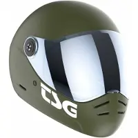 TSG Pass 2.0 Solid Color +Bonus Visor Hjelm grønn