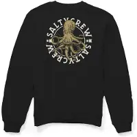 Salty Crew Tentacles Fleece-hettegenser svart