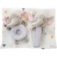 Creaciones Llopis Gavesett + Musselin + Pipeleke + Rangle Elefant 90x65 Cm 20 Cm