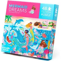 Crocodile Creek Mermaid Dreams Puslespill 48 Stykker