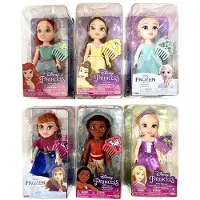 JAKKS Pacific Disney-prinsesser Dukke Og Kam 5 Tilfeldige Enheter Assortert 15 Cm