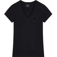 Armani Exchange Xw002777_af10356 Kort Ermet V-hals T-skjorte