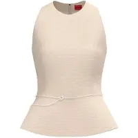 HUGO Caleti 10281311 Red Ermeløs Bluse