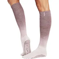 Toesox Full Toe Scrunch Knee High Pilates Grip Sokker