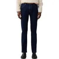 Hackett for man. HM2100182 Powerflex Rinse Wash navy Jeans (34/32), Blue, Casual, Cotton, Denim