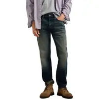 Pepe Jeans for man. PM20839586VB Straight Cash Blue Jeans (31/34), Casual, Cotton, Denim