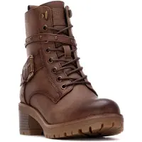 Refresh for woman. 17324702-TAUPE Ankle boots 173247 brown (41), 3 to 5 cm, Zip, Casual
