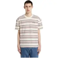 Dickies East Liberty Stripe T-skjorte hvit