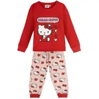 Hello Kitty Pyjamas Med Lange Ermer