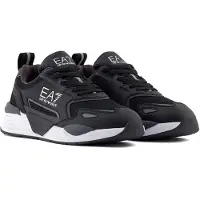 Emporio Armani unisex. 7X000308_AF18447 Trainers Ace Runner New black (46 2/3), Flat, Laces, Casual