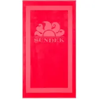 Sundek Jacquard Terry Logo And Frame Håndkle