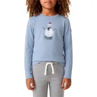 Super.natural Snowman Regular Fit Langarmet T-skjorte
