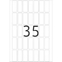 Herma - Permanet adhesiv - hvit - 12 x 30 mm 1120 etikett(er) (32 ark x 35) merkelapper