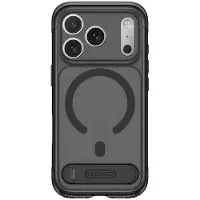 Decoded iPhone 18 Pro/17 Pro stativdeksel AntiMicrobial Hybrid frostet svart